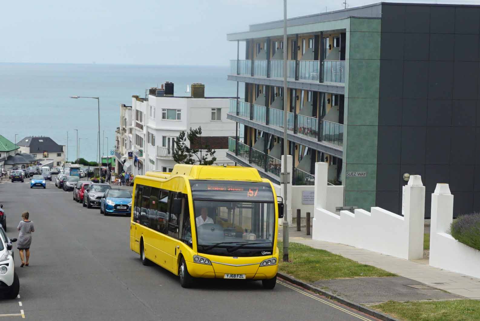 Big Lemon Optare Solo SR EV YJ68FZL